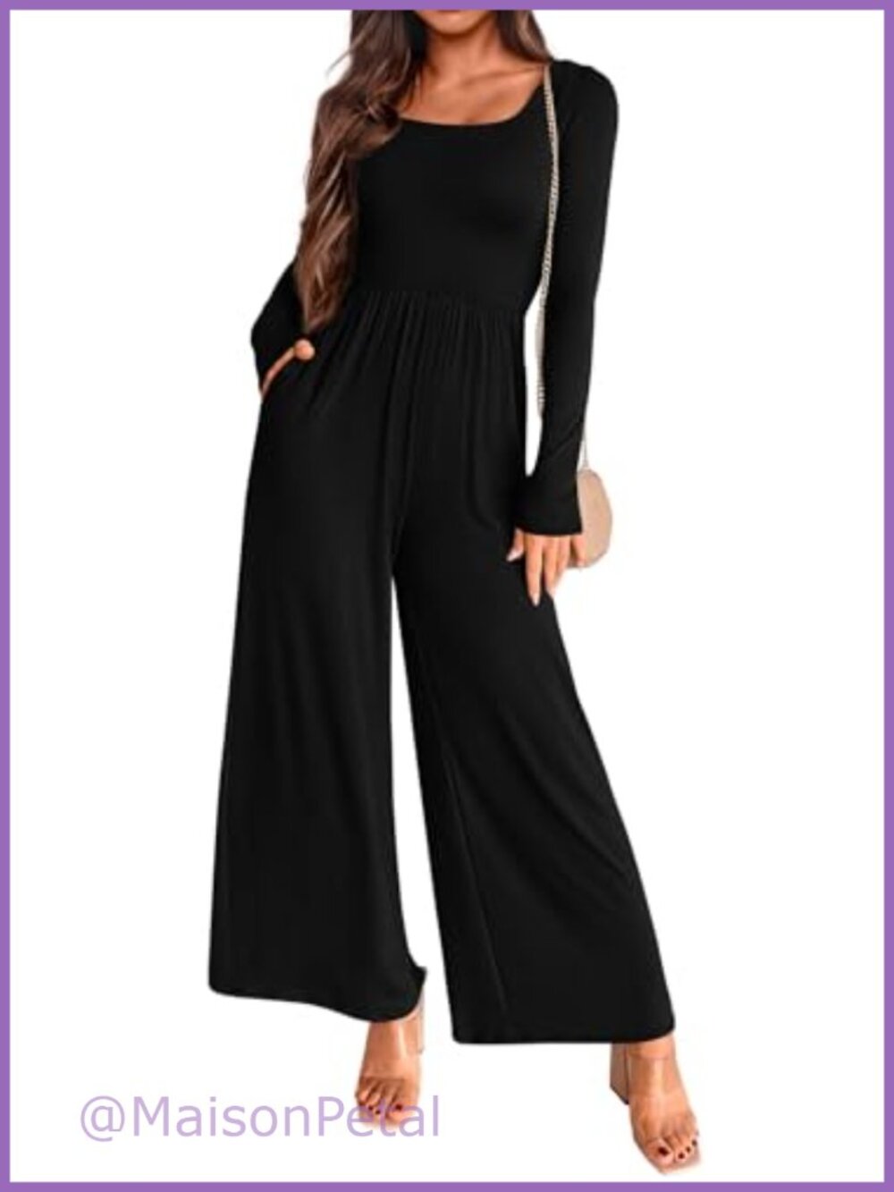 KIRUNDO Long Sleeve Jumpsuit for Women One Piece Outfits